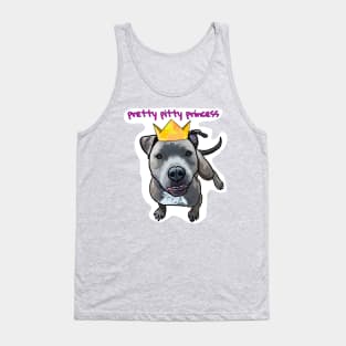 Pretty Pitty Princess -grey Tank Top